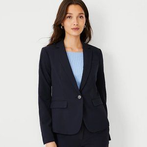 One-Button Blazer In Seasonless Stretch